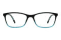 leXXOO-reading-glasses-4092-black-blue-front-open Reading glasses LEXXOO 4092 black-blue frontal