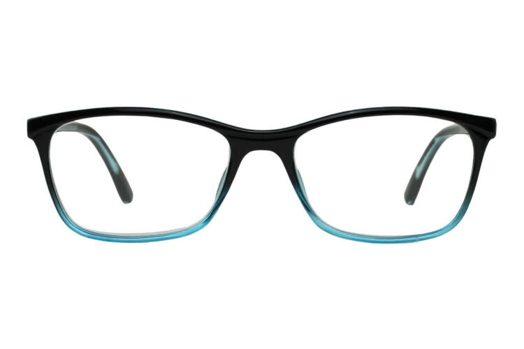 leXXOO-reading-glasses-4092-black-blue-front-open Reading glasses LEXXOO 4092 black-blue frontal