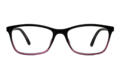 lexxoo-lesebrille-4092-schwarz-lila-frontal-offen Lesebrille LEXXOO 4092 schwarz-lila frontal