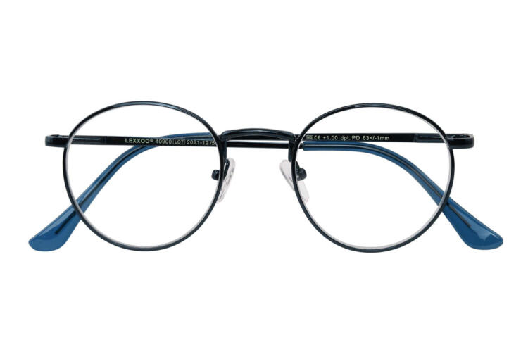LEXXOO-4090A-Lesebrille-Blau-geschlossen Lesebrille Produktbild LEXXOO 4090A blau