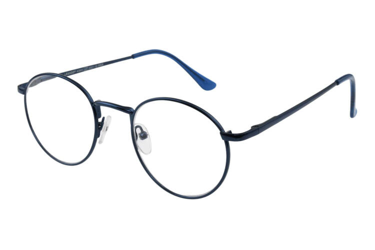 LEXXOO-4090A-Lesebrille-Blau-seitlich Lesebrille Produktbild LEXXOO 4090A blau