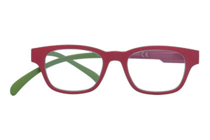 klammeraffe-lesebrille-03-red-berry-green-frontal No. 03 Red Berry Green
