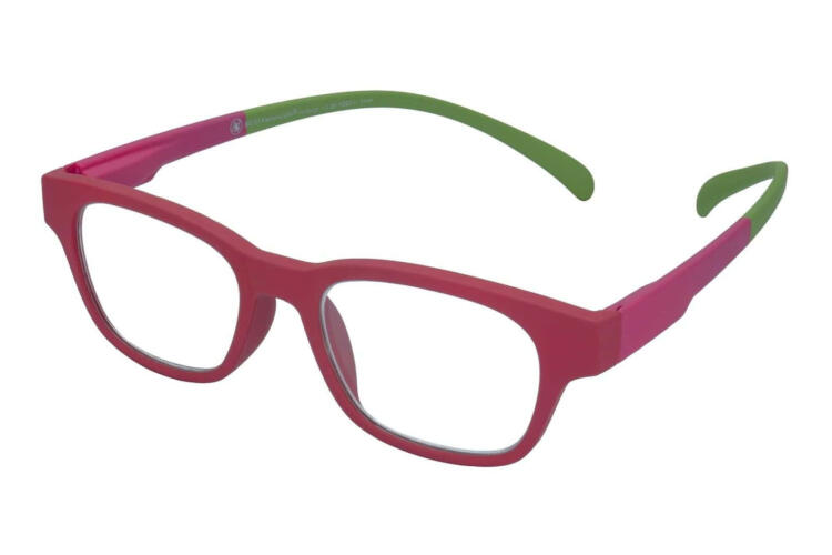 Klammeraffe-reading-glasses-03-red-berry-green-sided Reading glasses Klammeraffe 03 red-berry-green sideways
