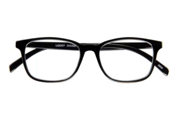 I Need You Lesebrille Lucky schwarz frontal Lesebrille I Need You Lucky schwarz frontal