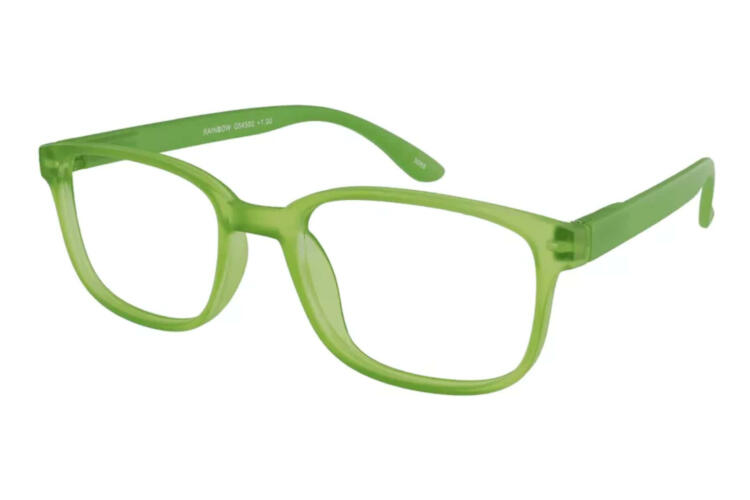 I NEED YOU reading glasses Rainbow green sideways Rainbow green