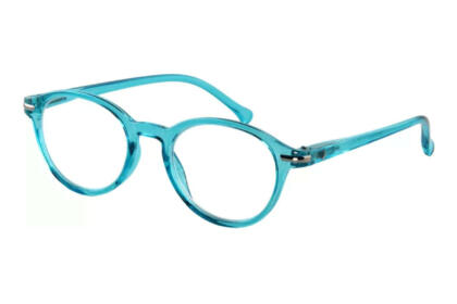 Lesebrille I Need You Tropic tuerkis seitlich