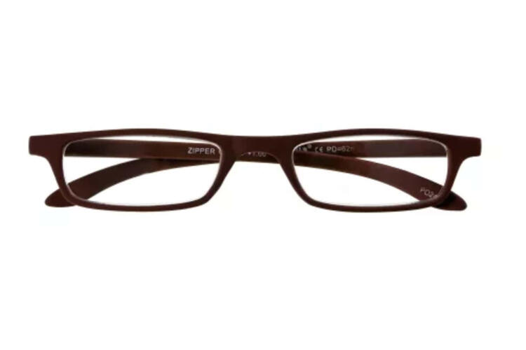 I Need You Lesebrille Zipper braun frontal Lesebrille I Need You Zipper braun frontal