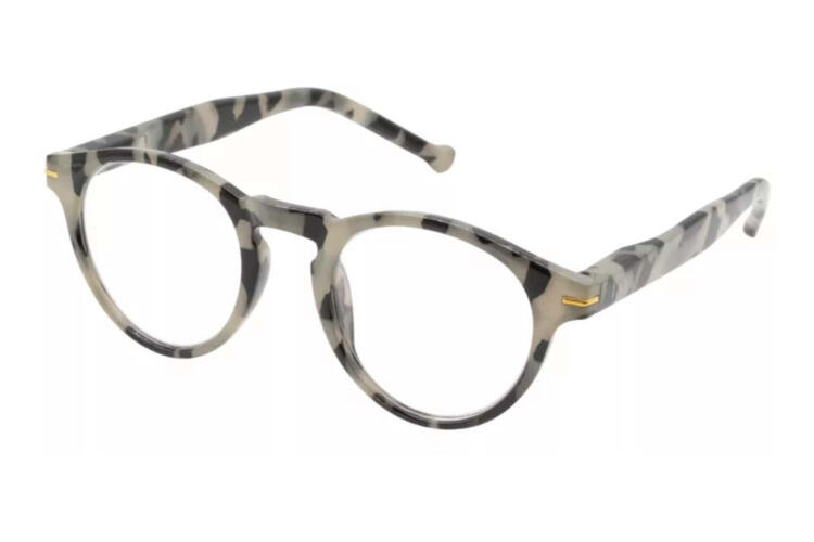 I Need You Lesebrille frankie grau havanna seitlich Frankie Grau Tortoise