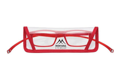 Lesebrille Montana MR59 rot mit Etui