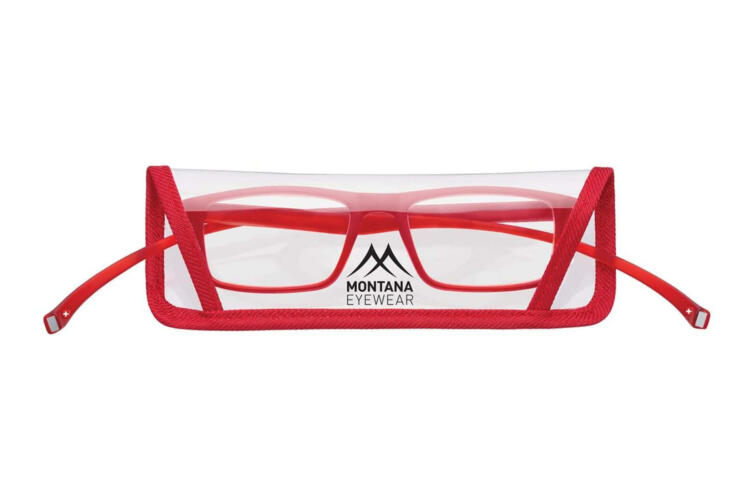 Montana reading glasses MR59 red with case Reading glasses Montana MR59 red with case