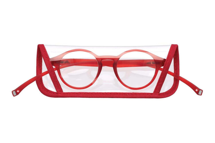Montana reading glasses MR60 red with case Reading glasses Montana MR60 red with case