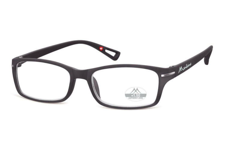Lesebrille Montana MR76 schwarz seitlich