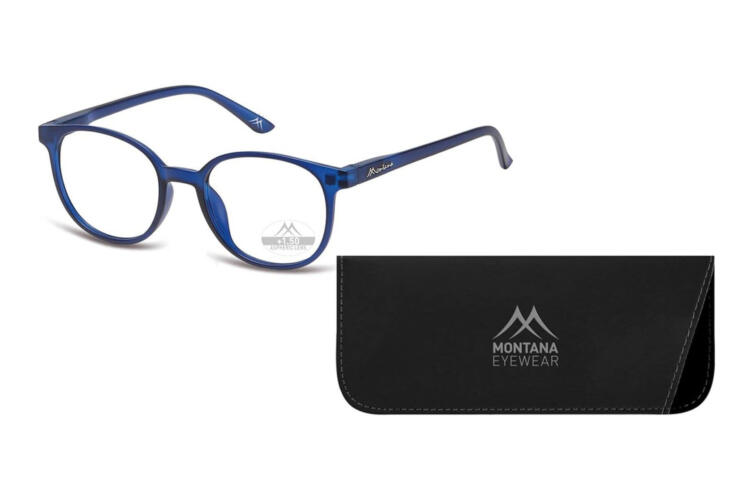 Montana Lesebrille MRC2 blau mit Etui Lesebrille Montana MRC2 blau mit Etui