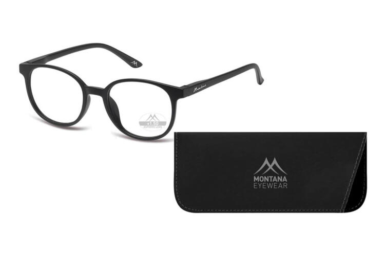 Montana reading glasses MRC2 black with case Reading glasses Montana MRC2 black with case