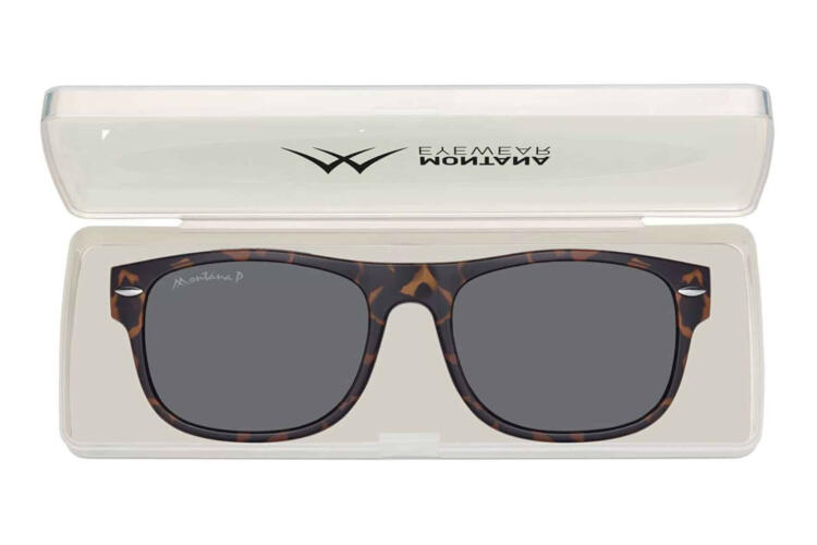 Montana Sonnenclip MRC1 havanna mit Etui Montana Sonnenclip MRC1 havanna mit Etui