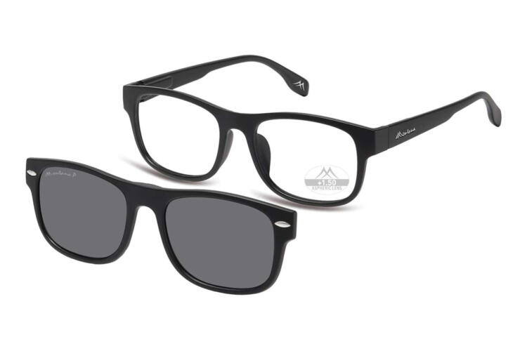 Montana Sonnenclip MRC1 schwarz seitlich Montana Sonnenclip MRC1 schwarz seitlich