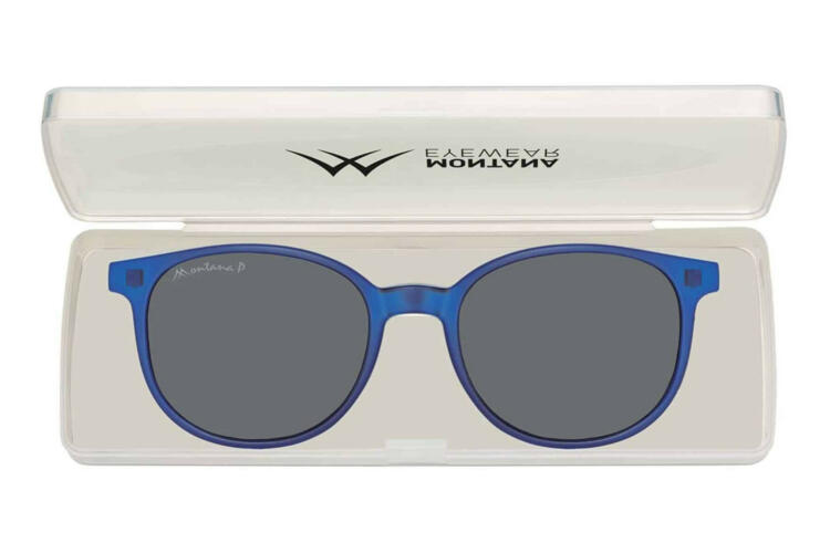 Montana Sonnenclip MRC2 blau mit Etui Sonnenclip Montana MRC2 blau mit Etui
