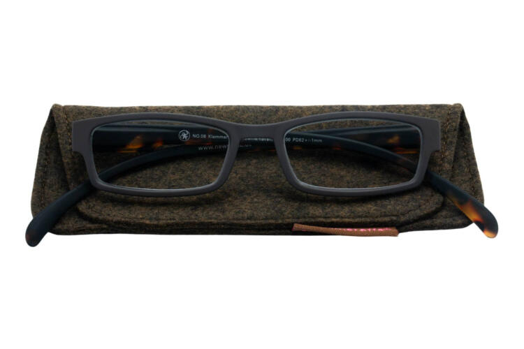Lesebrille Klammeraffe 08 brownie havanna mit etui Lesebrille Klammeraffe 08 brownie havanna mit etui