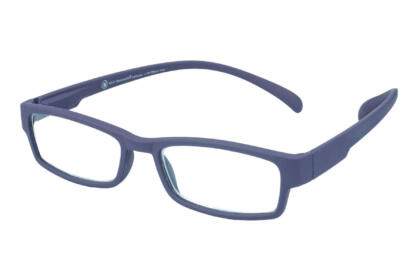 Lesebrille Klammeraffe 01 aubergine seitlich