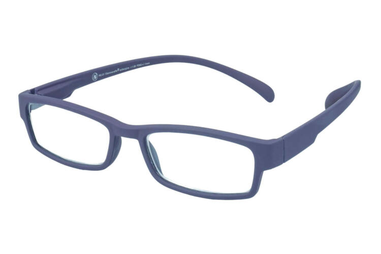 Reading glasses Klammeraffe 01 eggplant sideways Reading glasses Klammeraffe 01 eggplant sideways