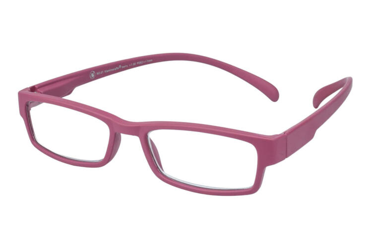 Reading glasses Klammeraffe 01 berry sideways