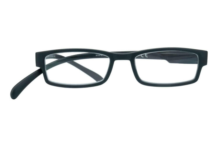 Lesebrille Klammeraffe 01 black frontal Lesebrille Klammeraffe 01 black frontal