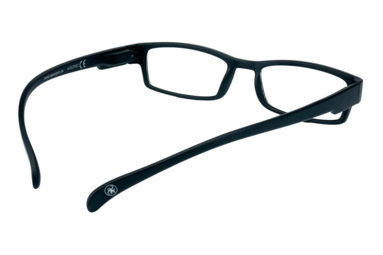 Lesebrille Klammeraffe 01 black innen Lesebrille Klammeraffe 01 black innen