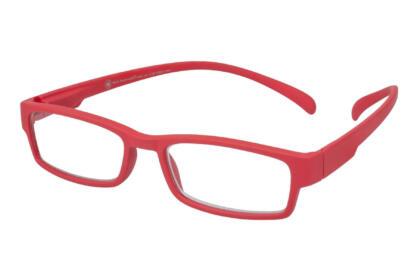Lesebrille Klammeraffe 01 bright red seitlich