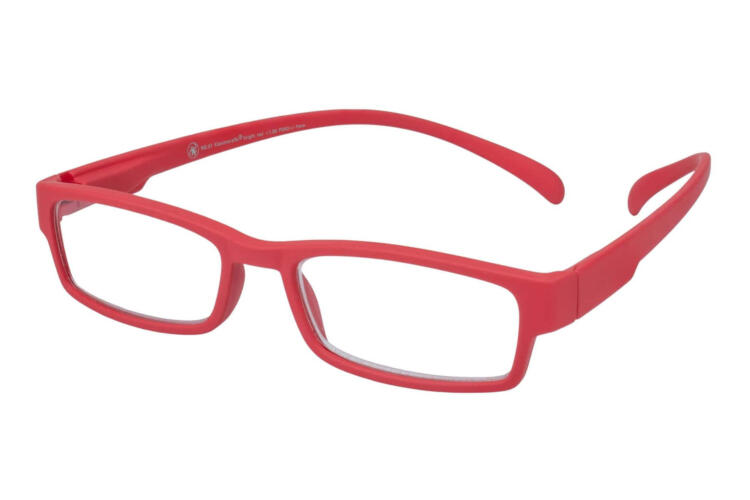 Lesebrille Klammeraffe 01 bright red seitlich Lesebrille Klammeraffe 01 bright red seitlich