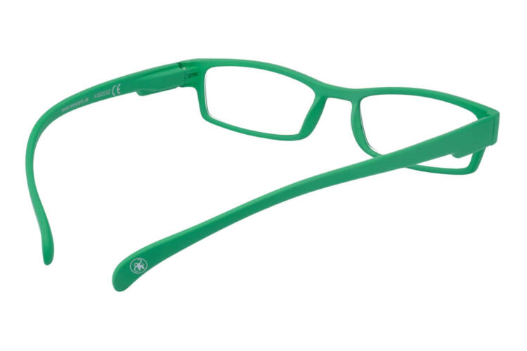 Reading glasses Klammeraffe 01 grass green inside Reading glasses Klammeraffe 01 grass green inside