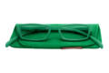 Reading glasses Klammeraffe 01 grass green with case