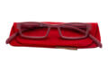 Reading glasses Klammeraffe 01 new red with case Reading glasses Klammeraffe 01 new red with case