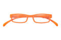 Lesebrille Klammeraffe 01 orange geschlossen Lesebrille Klammeraffe 01 orange geschlossen