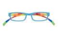 Lesebrille Klammeraffe 08 farbenfroh blue geschlossen Lesebrille Klammeraffe 08 farbenfroh blue geschlossen