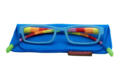 Lesebrille Klammeraffe 08 farbenfroh blue mit etui Lesebrille Klammeraffe 08 farbenfroh blue mit etui