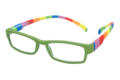 Reading glasses Klammeraffe 08 colorful green sideways