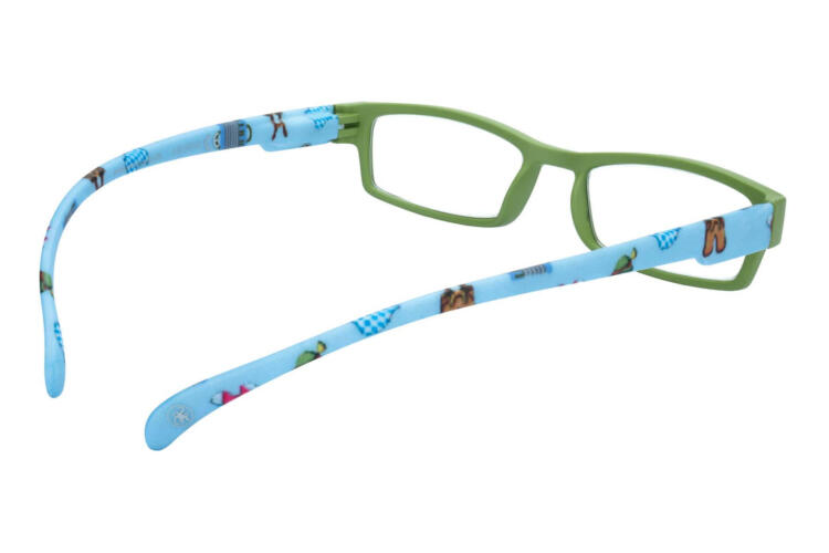 Reading glasses Klammeraffe 08 green meadow inside Reading glasses Klammeraffe 08 green meadow inside