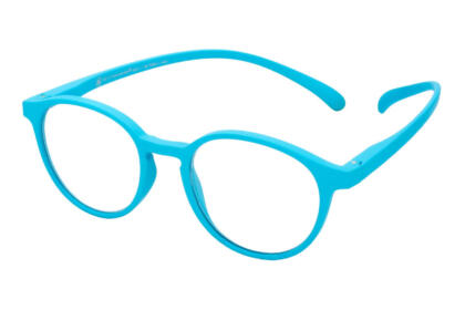 Lesebrille Klammeraffe 12 aqua seitlich