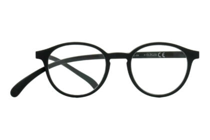 Reading glasses Klammeraffe 12 black frontal Reading glasses Klammeraffe 12 black frontal