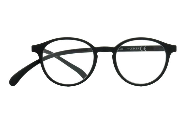 Lesebrille Klammeraffe 12 black frontal Lesebrille Klammeraffe 12 black frontal