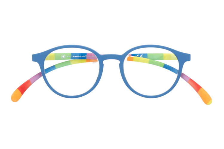 Lesebrille Klammeraffe 12 cornfl farb geschlossen Lesebrille Klammeraffe 12 cornfl farb geschlossen