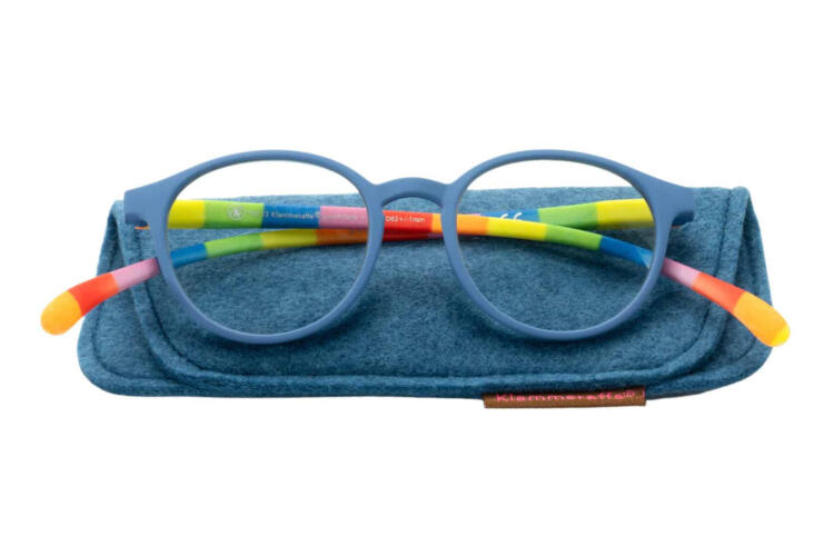 Lesebrille Klammeraffe 12 cornfl farb mit etui Lesebrille Klammeraffe 12 cornfl farb mit etui