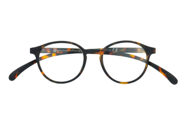 Reading glasses Klammeraffe 12 havana closed Reading glasses Klammeraffe 12 havana closed