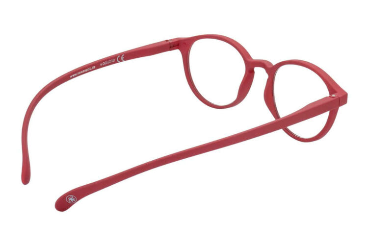 Lesebrille Klammeraffe 12 red innen Lesebrille Klammeraffe 12 red innen