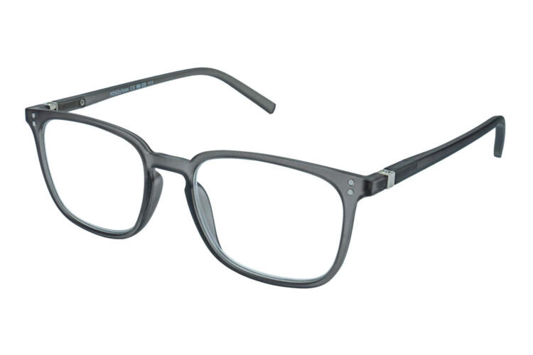 Lesebrille.de Kollektion LB1001 grau seitlich Lesebrille.de Kollektion LB1001 grau seitlich