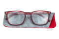 Lesebrille.de Collection LB1001 red with case Lesebrille.de Collection LB1001 red with case