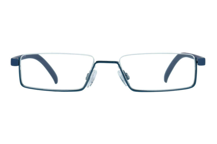 Lesebrille.de Kollektion LB1005 blau frontal Lesebrille.de Kollektion LB1005 blau geschlossen