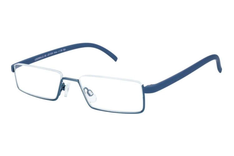 Lesebrille.de Kollektion LB1005 blau seitlich Lesebrille.de Kollektion LB1005 blau seitlich