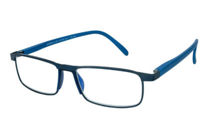 Lesebrille.de Kollektion LB1006 blau seitlich