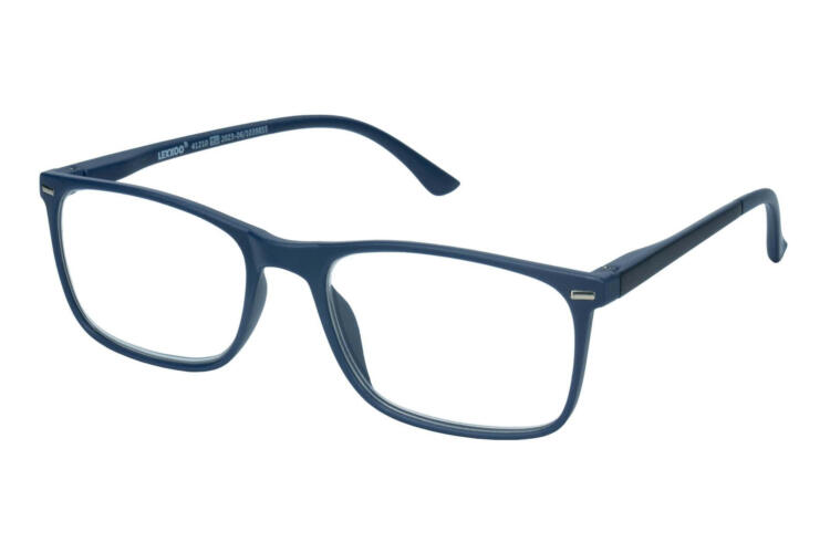 Lesebrille Lexxoo 4121A blau seitlich Lesebrille Lexxoo 4121A blau seitlich